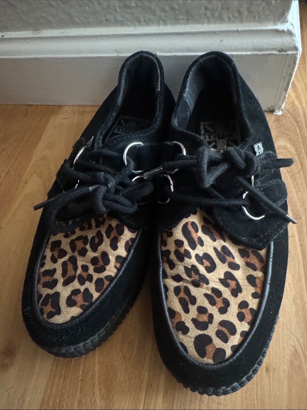 T.U.K Cheetah Print Creepers